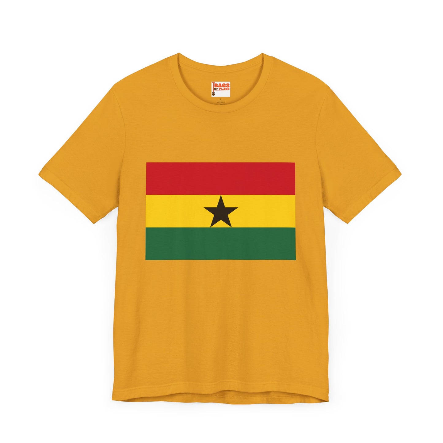 Ghana Flag on T-shirt