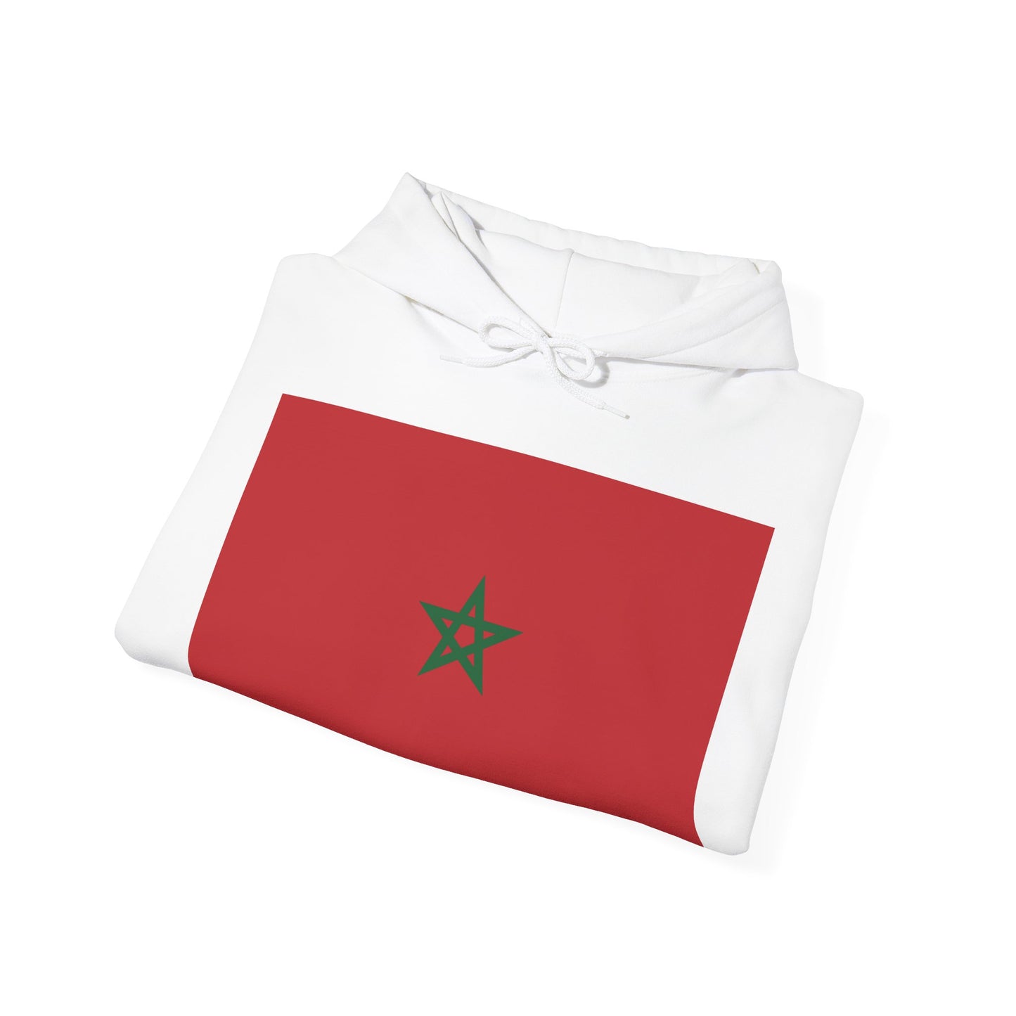 Morocco Flag on Hoodie