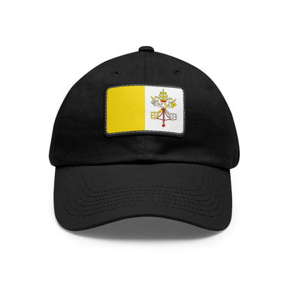 Vatican City Leather Patch Hat