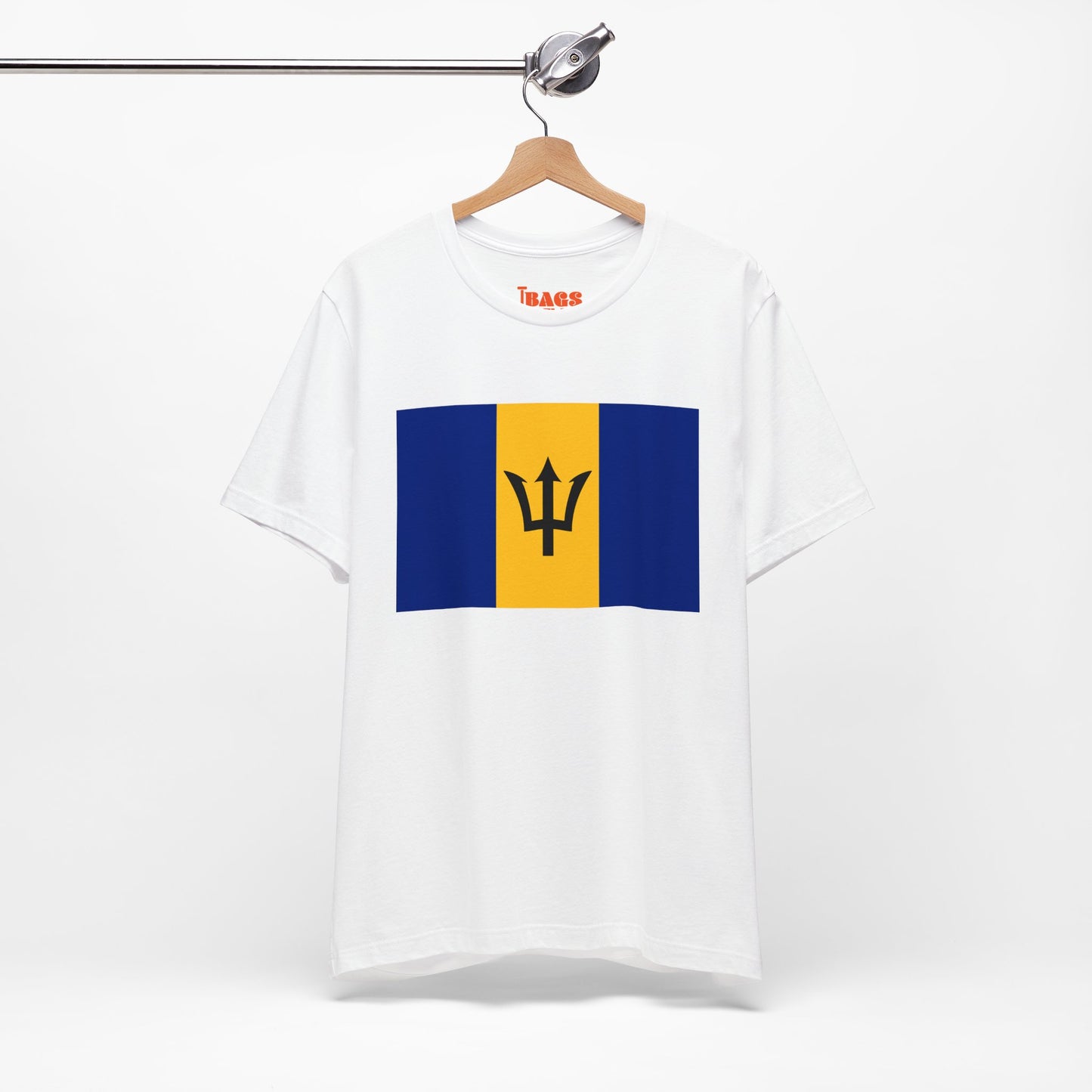 Barbados Flag on T-shirt