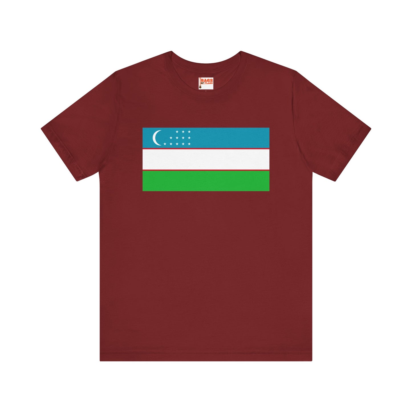 Uzbekistan Flag on T-shirt