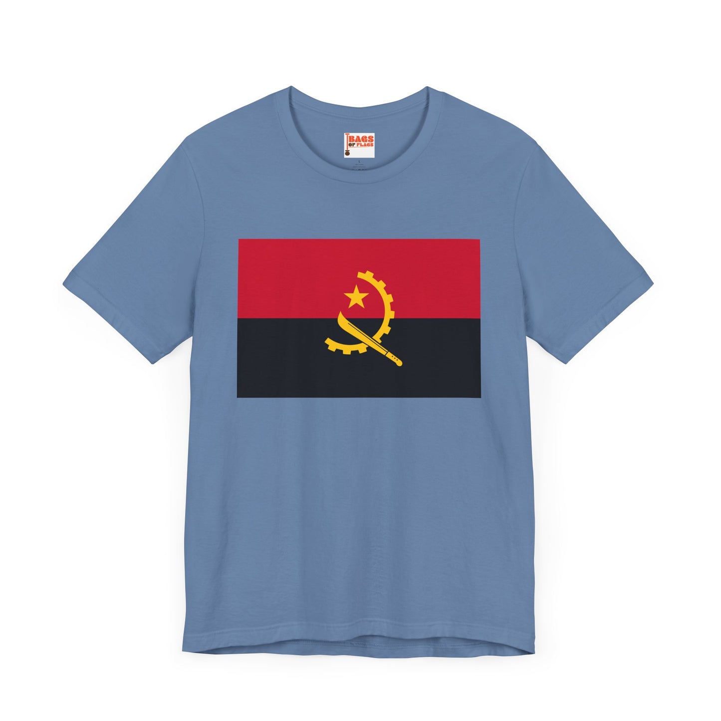 Angola Flag on T-shirt