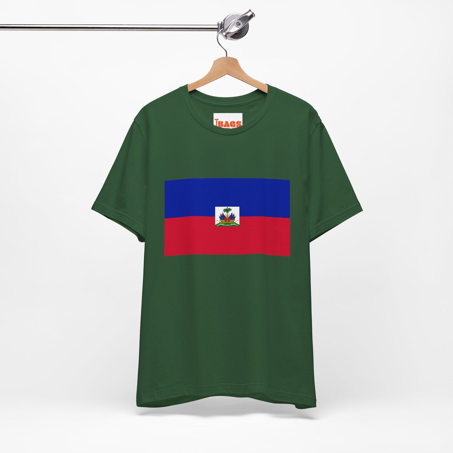 Haiti Flag on T-shirt