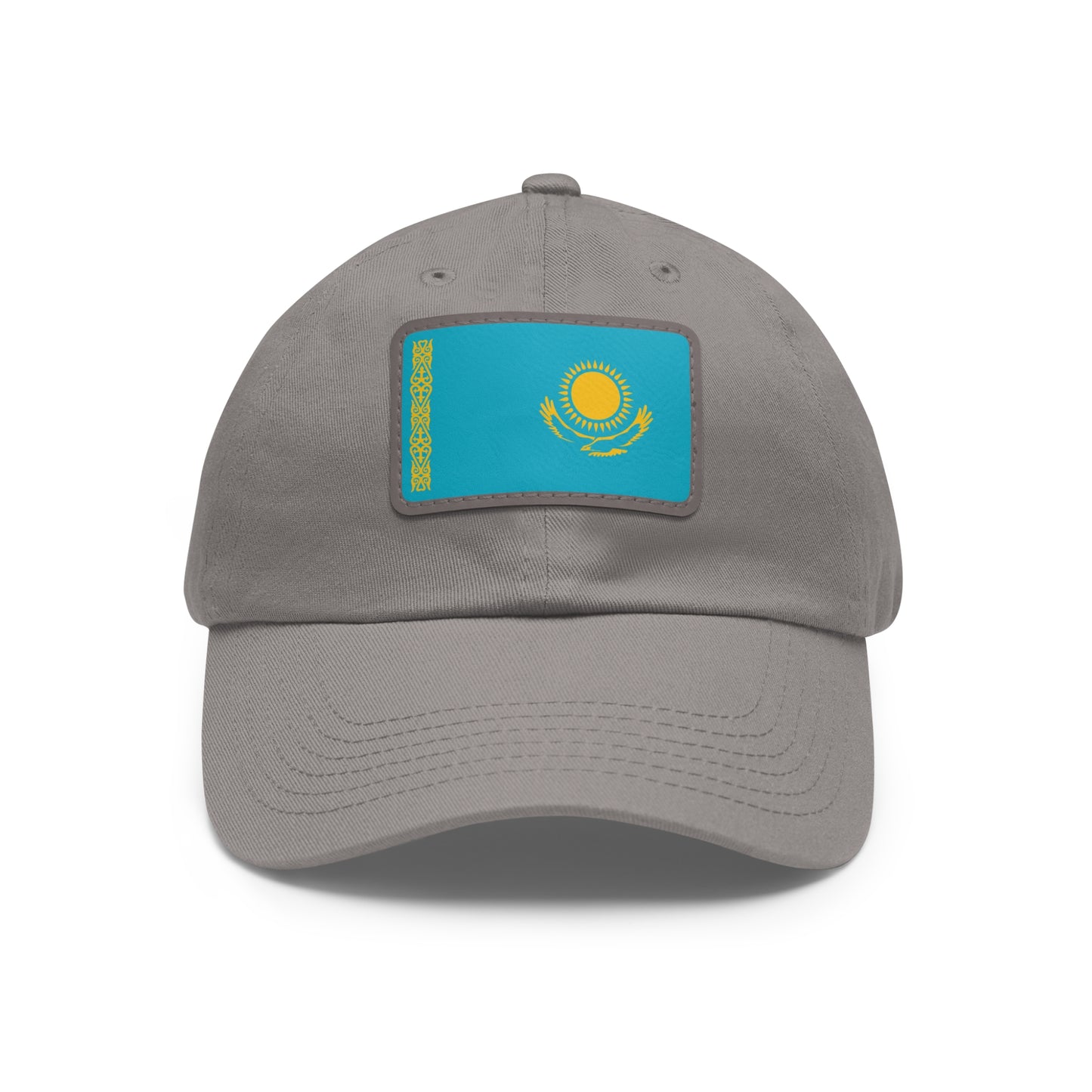Kazakhstan Leather Patch Hat