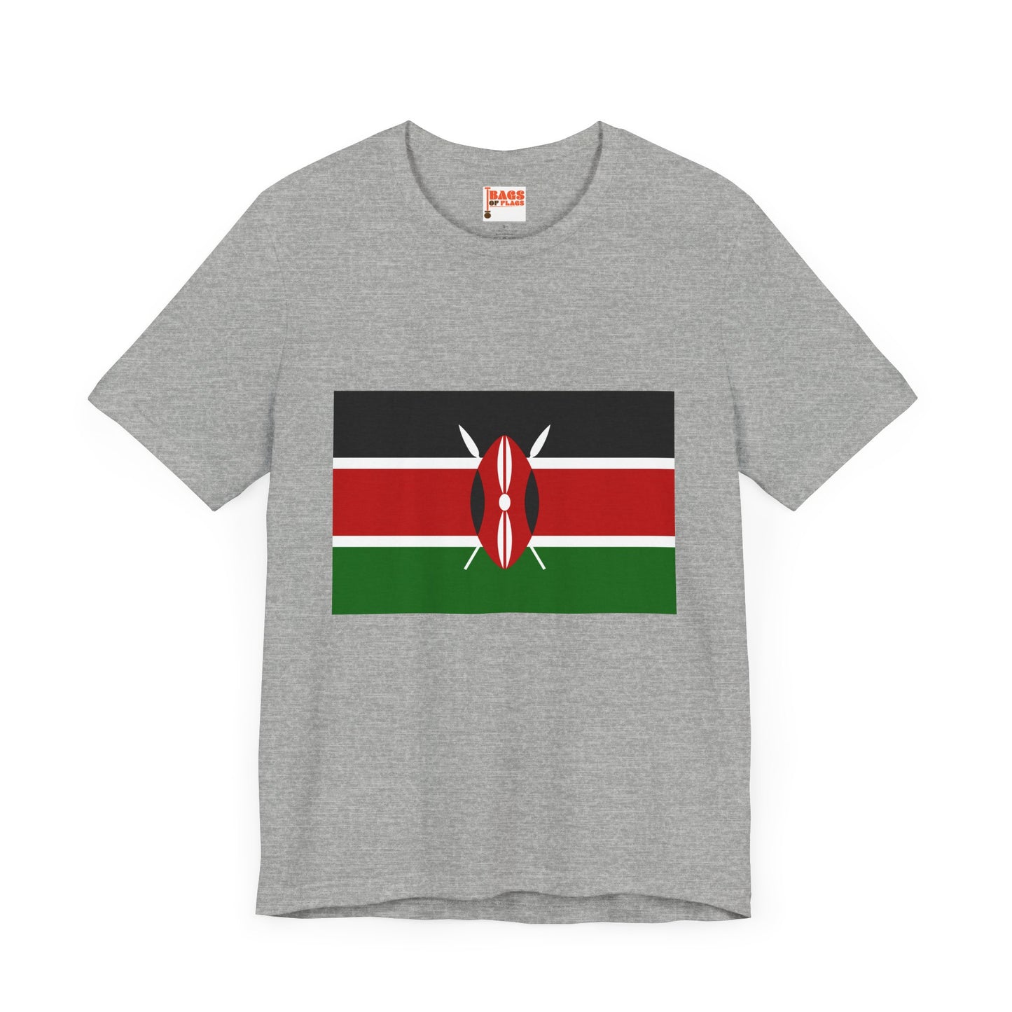 Kenya Flag on T-shirt