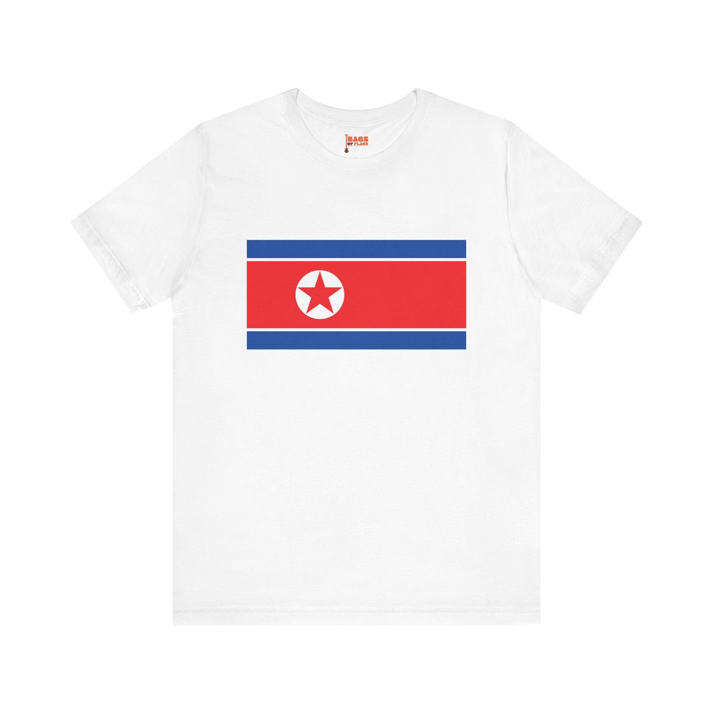 North Korea Flag on T-shirts