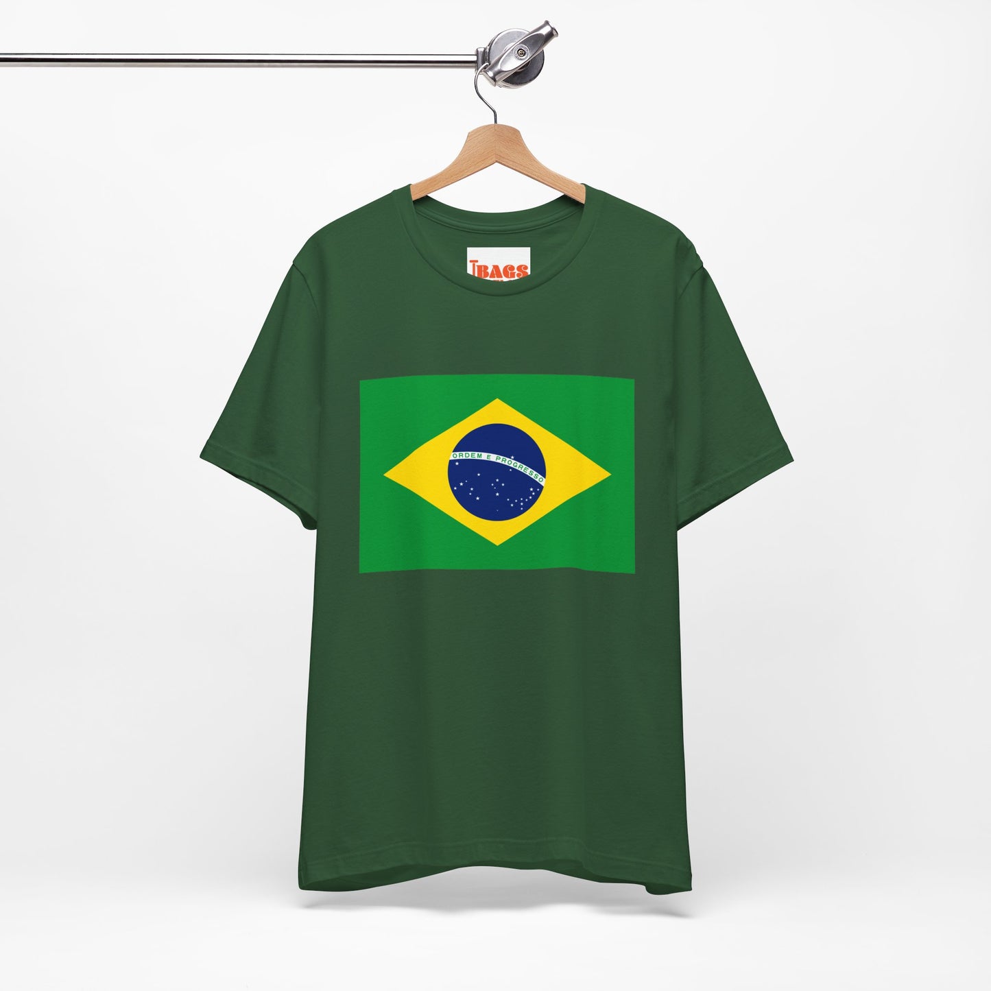 Brazil Flag on T-shirt