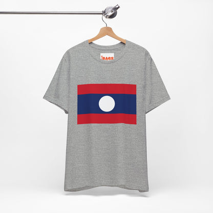 Laos Flag on T-shirt