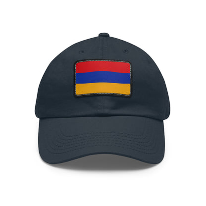Armenia Leather Patch Hat