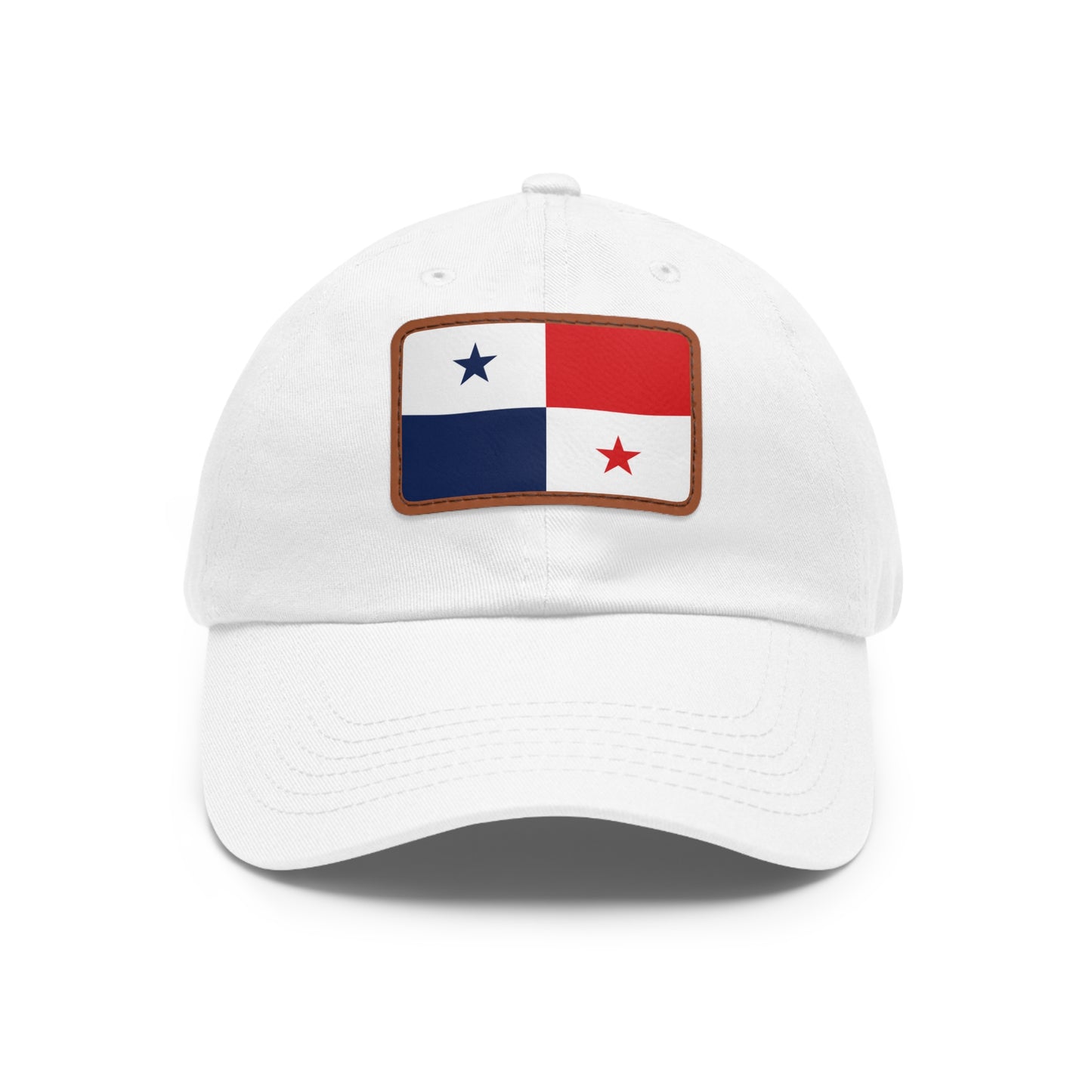 Panama Leather Patch Hat