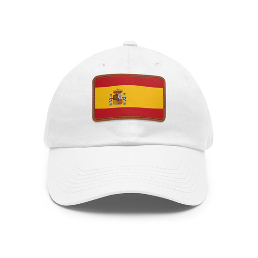 Spain Leather Patch Hat