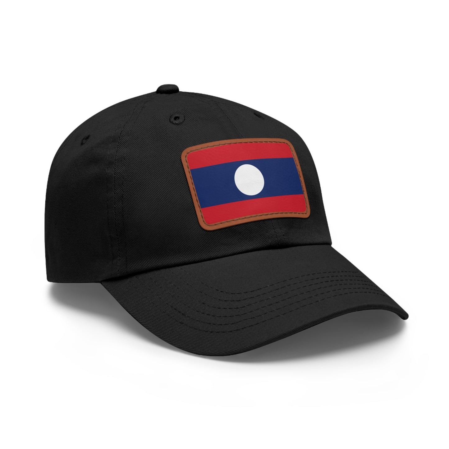 Laos Leather Patch Hat