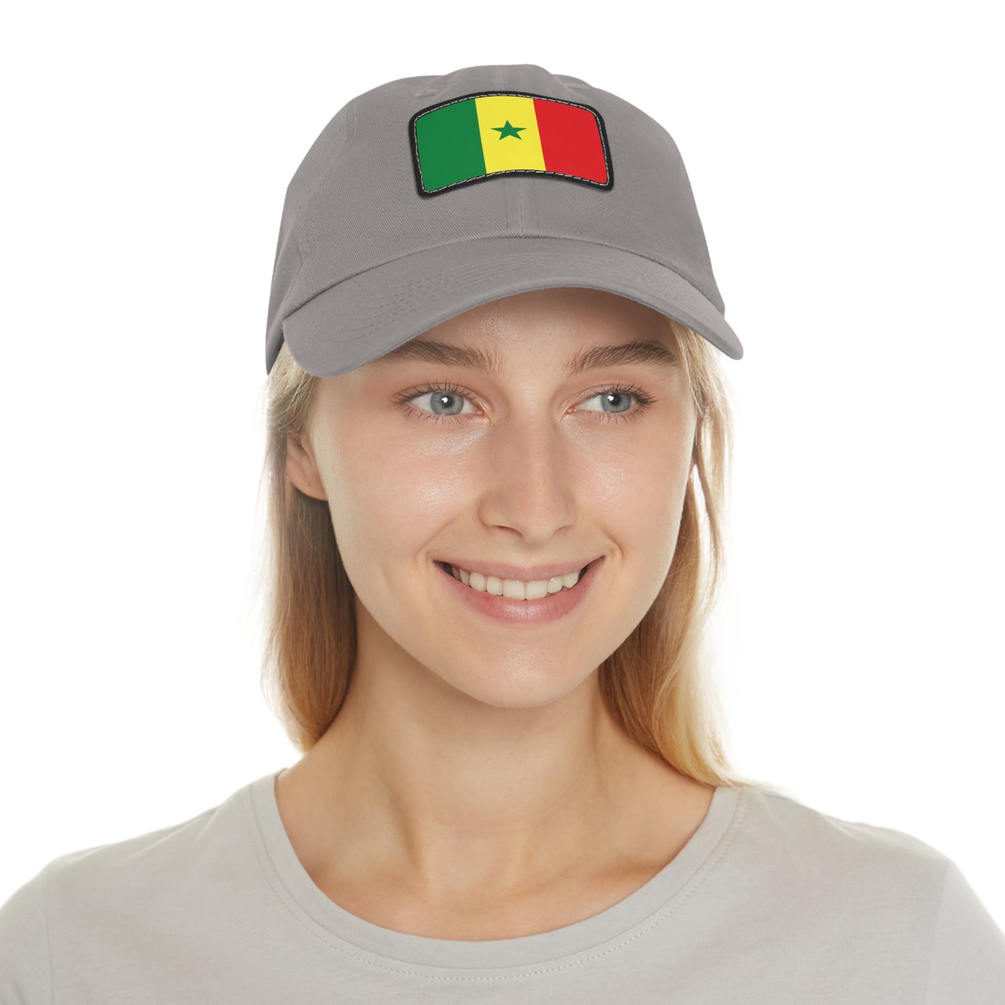Senegal Leather Patch Hat