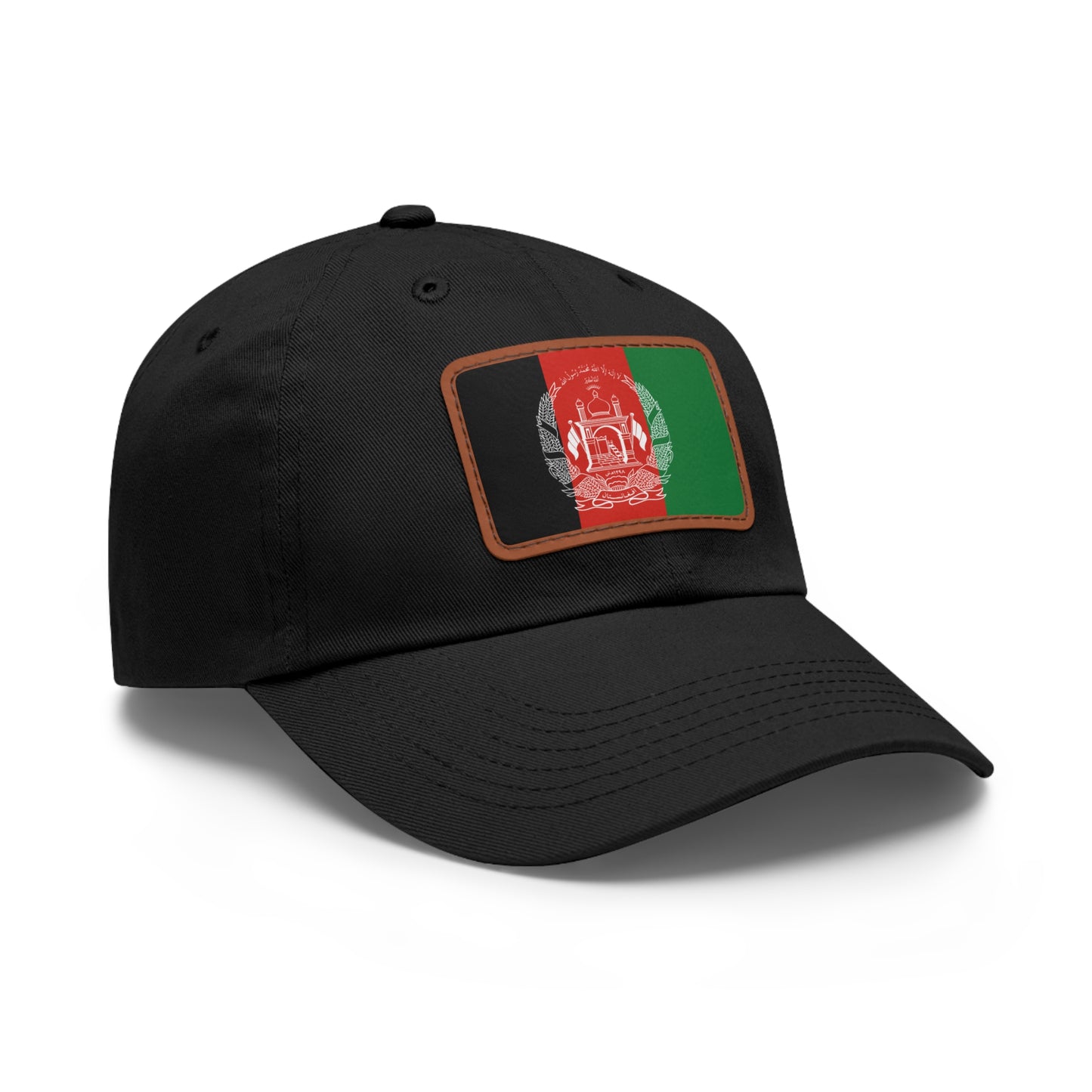 Afghanistan Leather Patch Hat