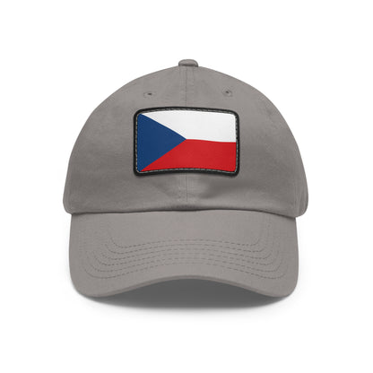 Czech Republic Leather Patch Hat