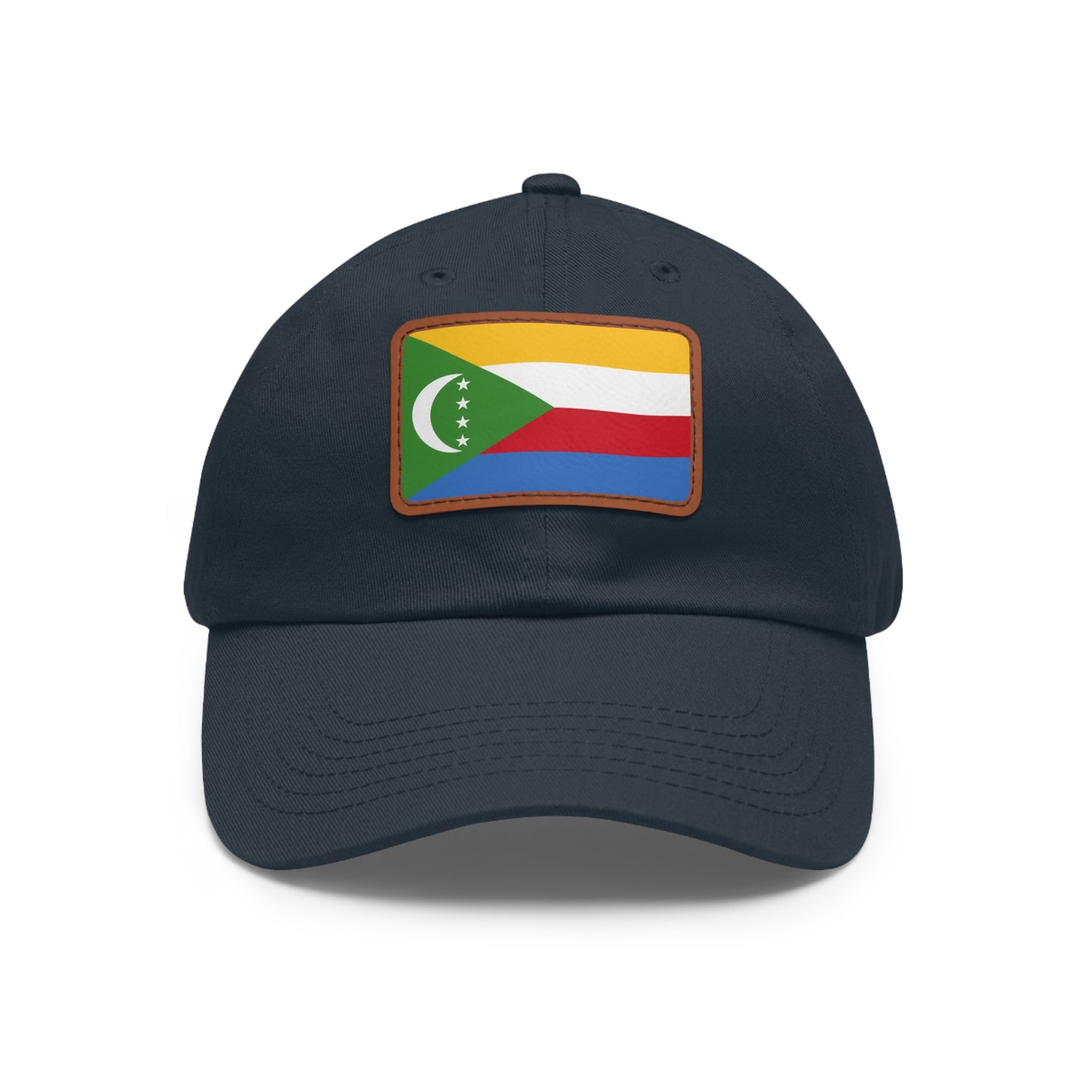 Comoros Leather Patch Hat