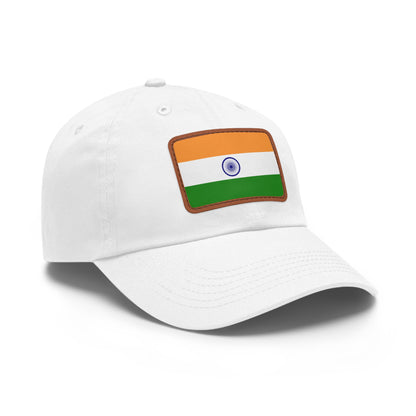 India Leather Patch Hat