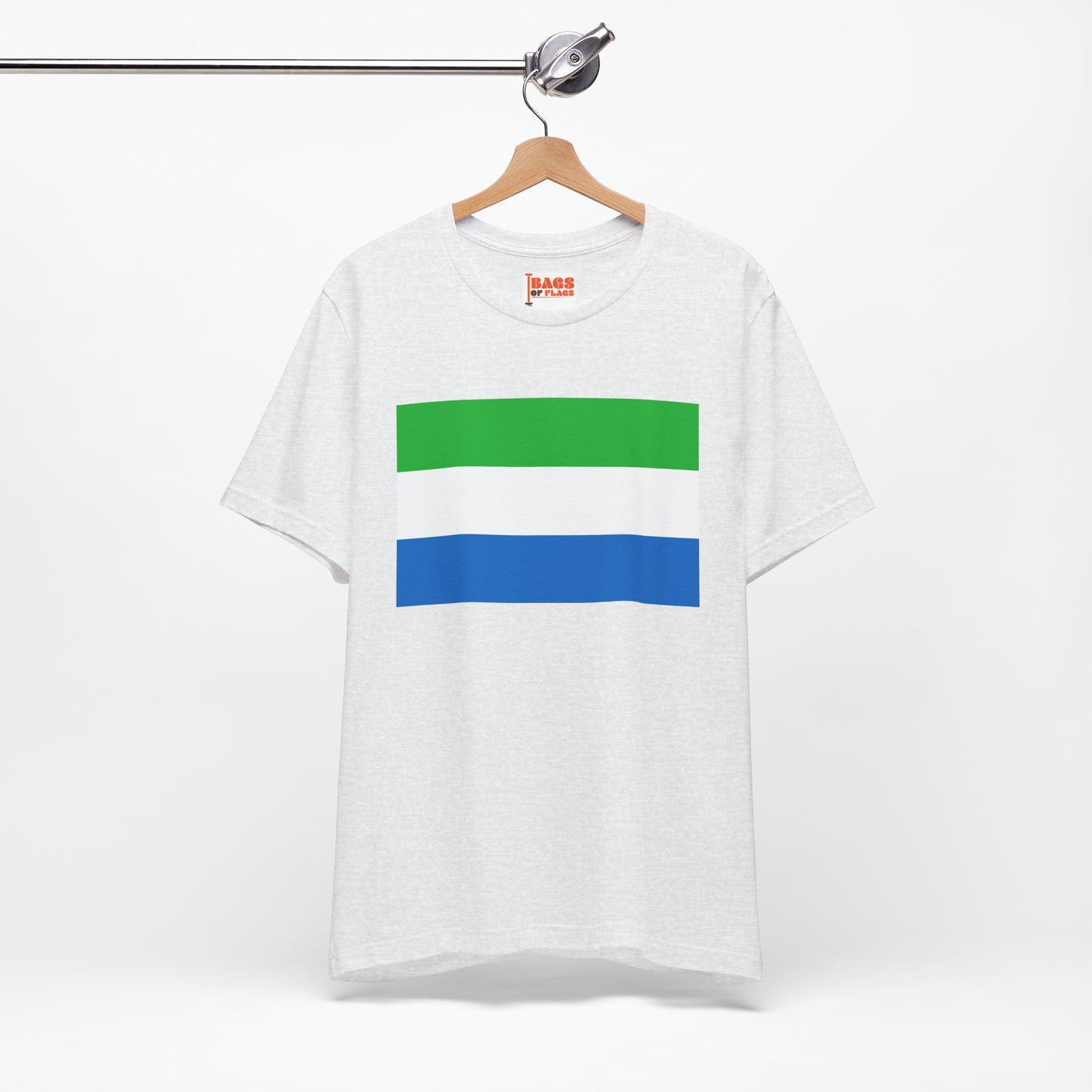 Sierra Leone Flag on T-shirt