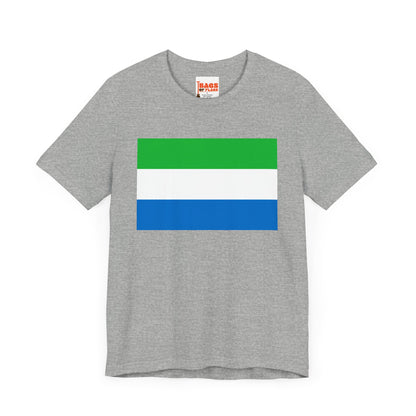 Sierra Leone Flag on T-shirt