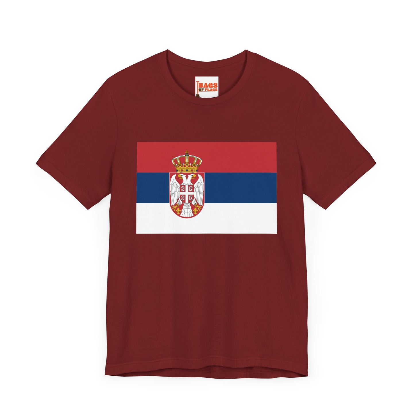 Serbia Flag on T-shirt