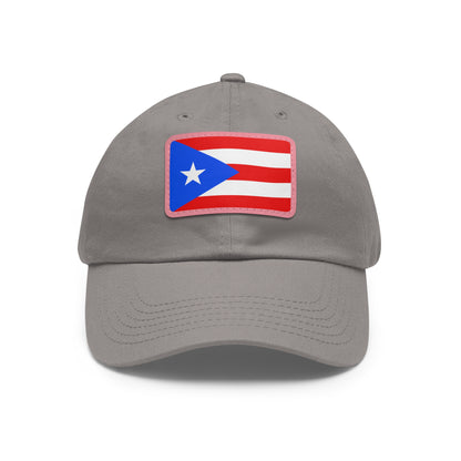 Puerto Rico Leather Patch Hat