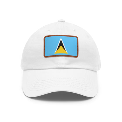 Saint Lucia Leather Patch Hat