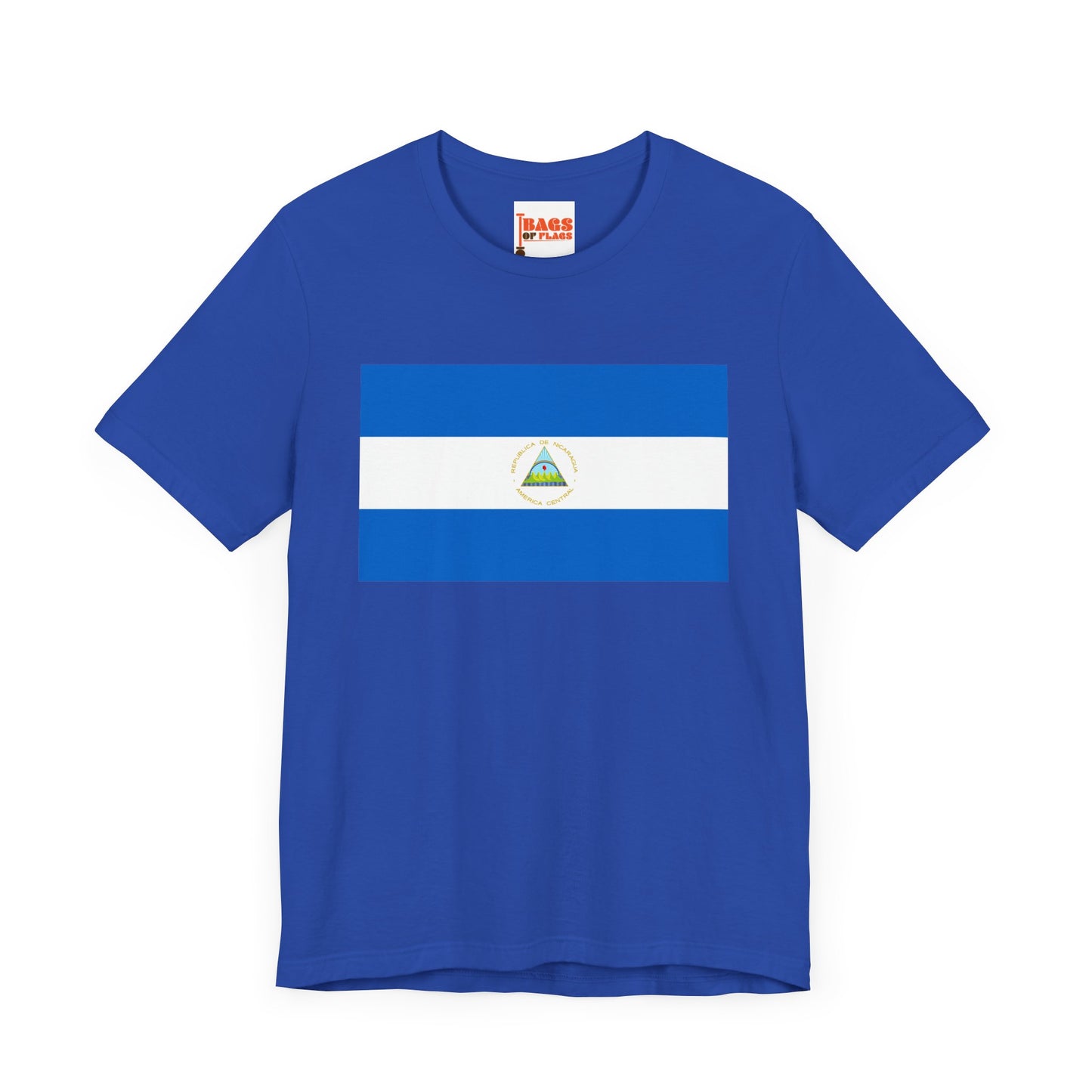 Nicaragua Flag on T-shirt