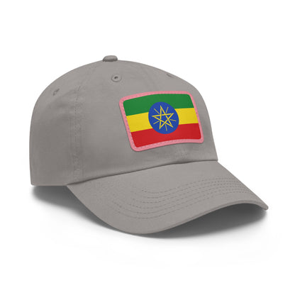 Ethiopia Leather Patch Hat