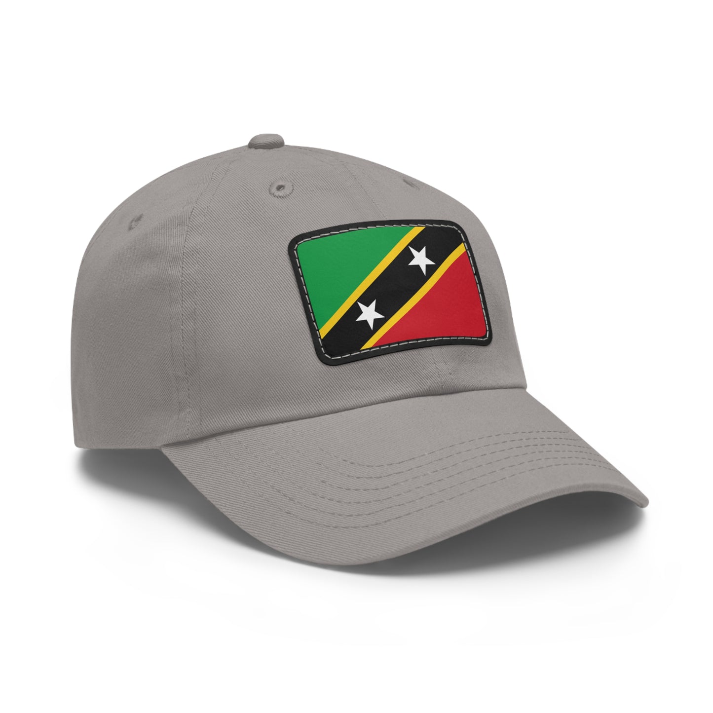 Saint Kitts and Nevis Leather Patch Hat