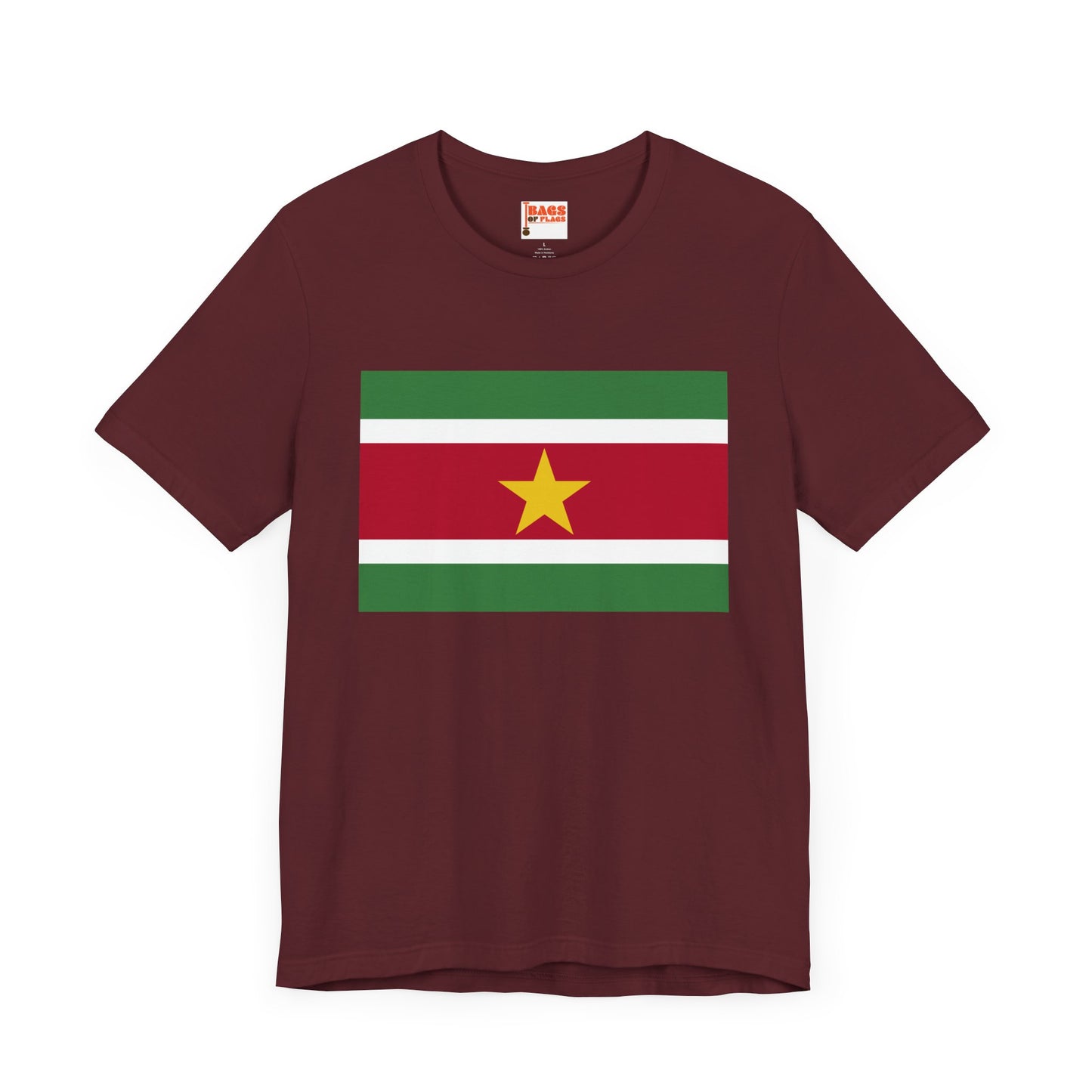 Suriname Flag on T-shirt