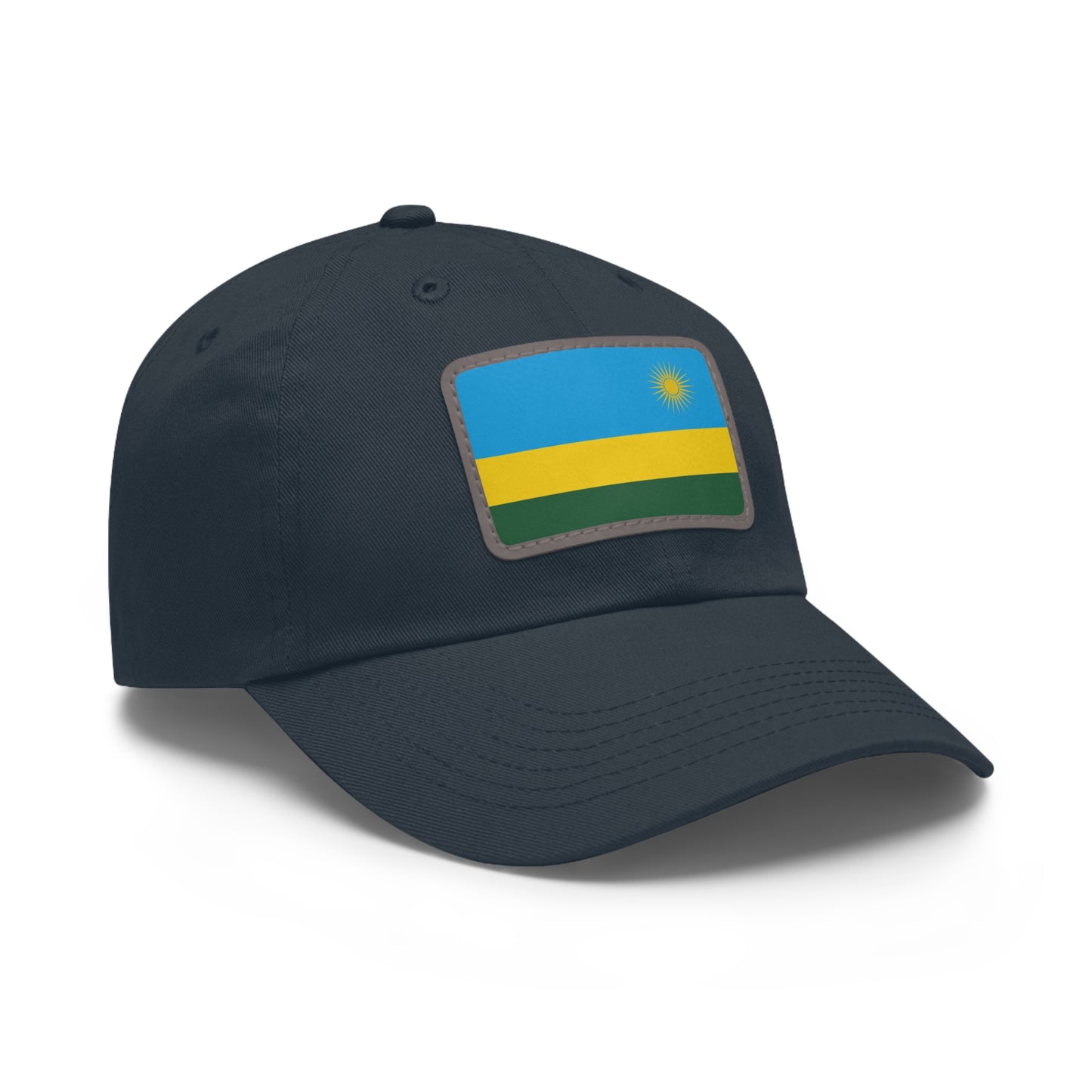 Rwanda Leather Patch Hat
