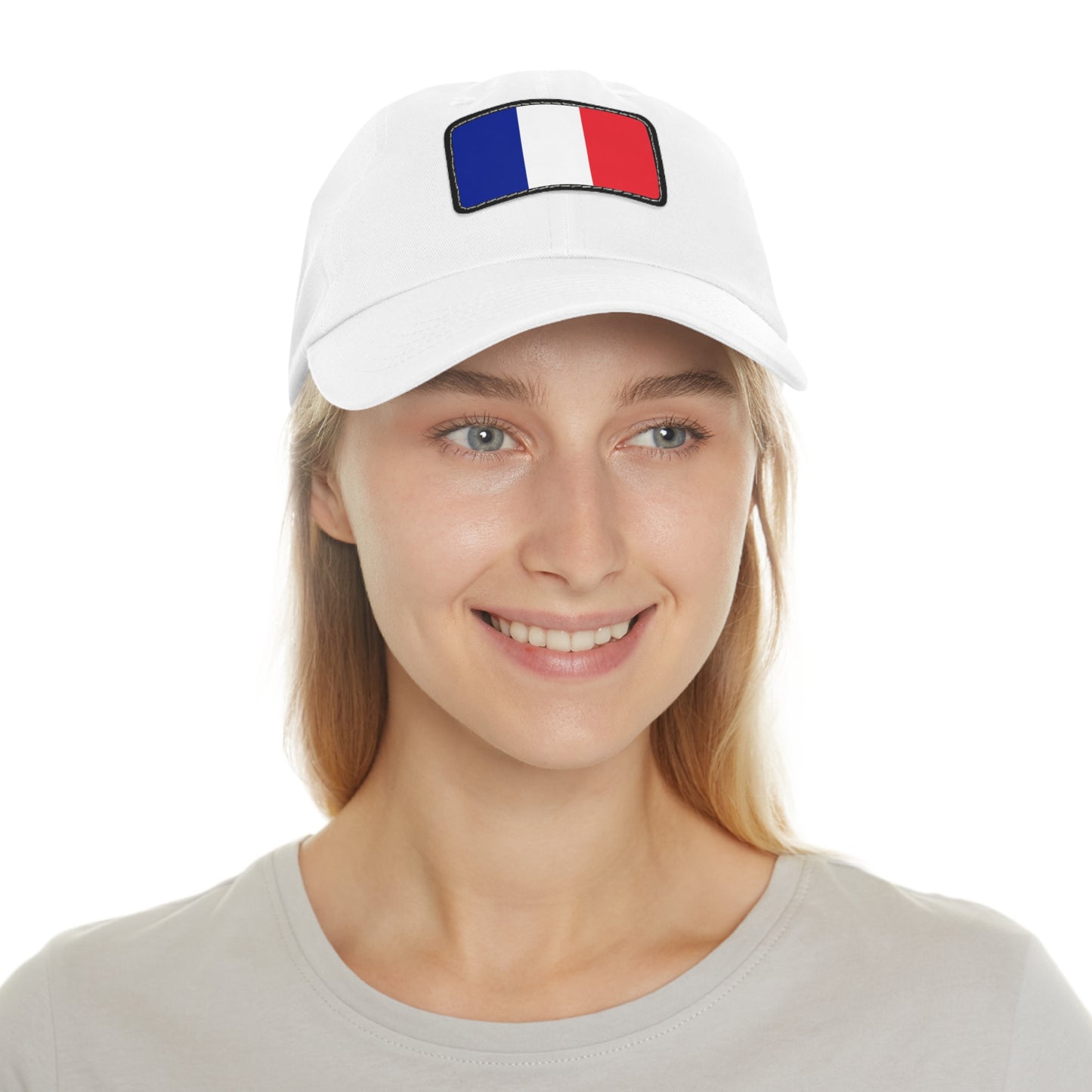 France Leather Patch Hat