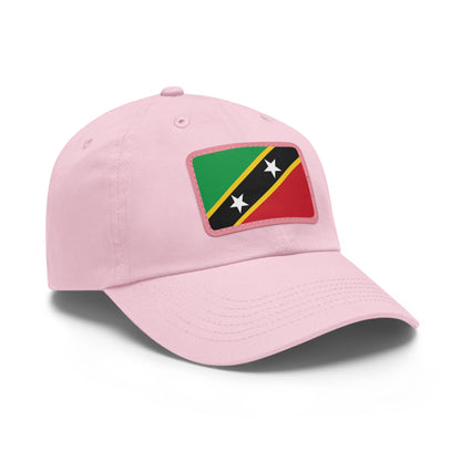 Saint Kitts and Nevis Leather Patch Hat