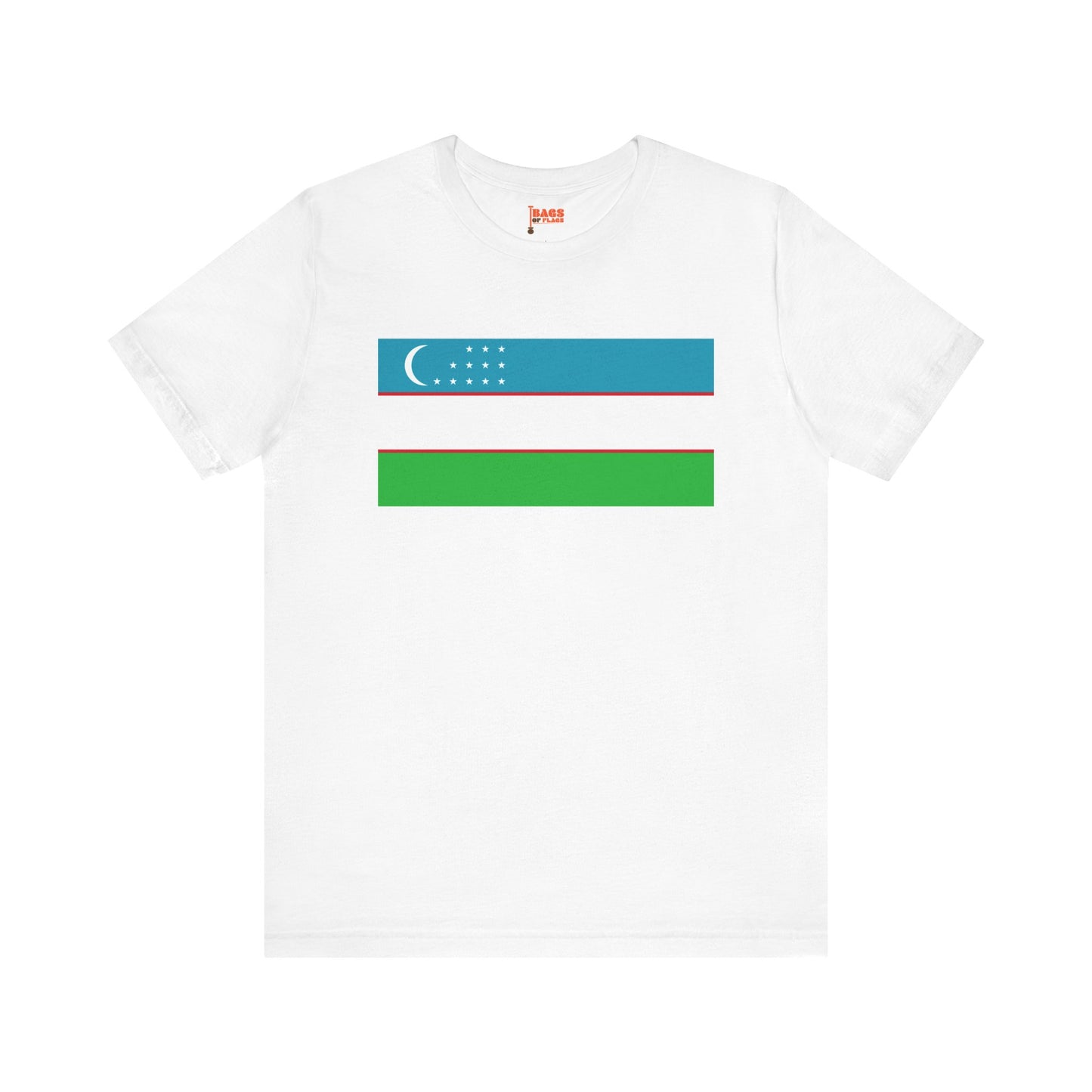 Uzbekistan Flag on T-shirt
