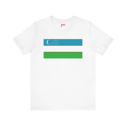 Uzbekistan Flag on T-shirt