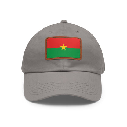 Burkina Faso Leather Patch Hat