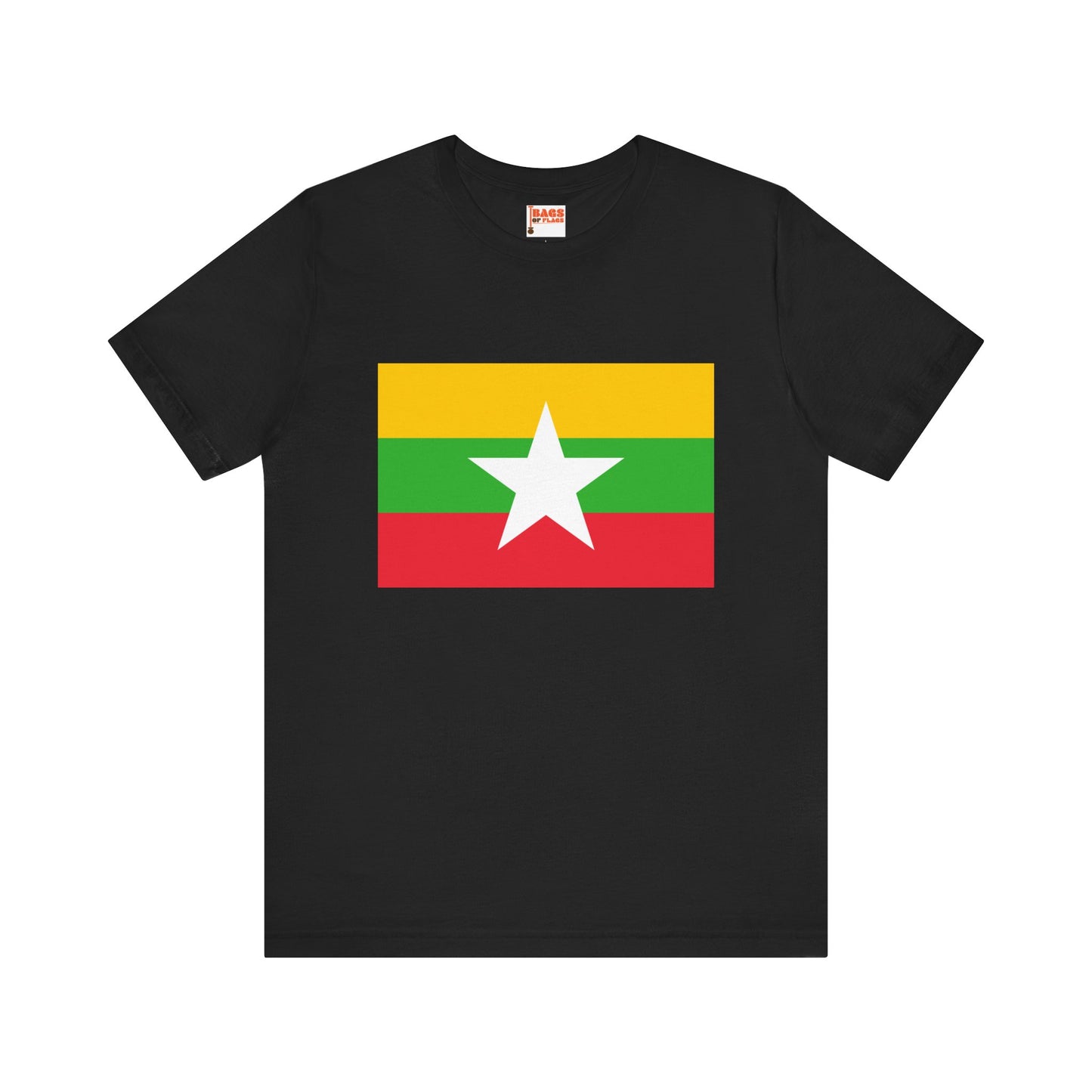Myanmar Flag on T-shirt