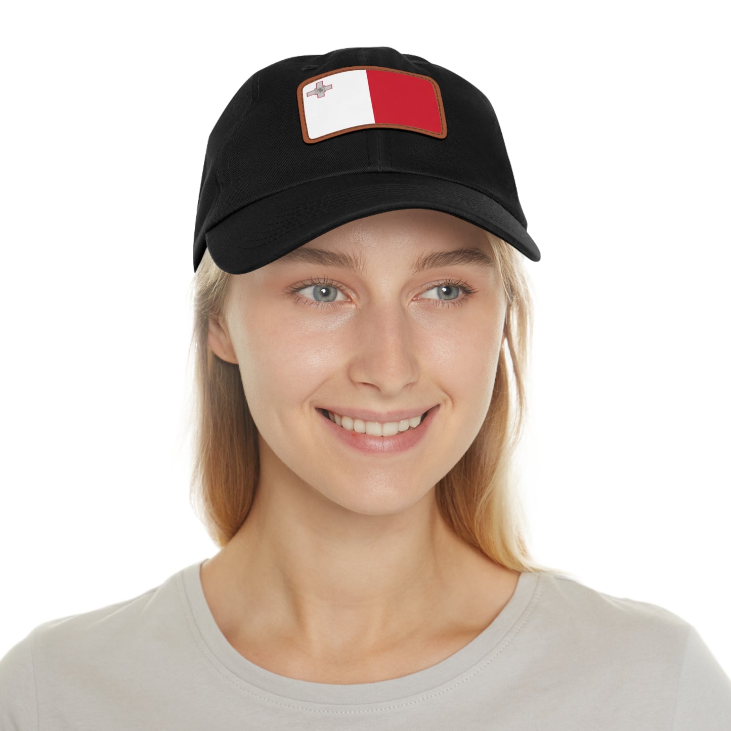 Malta Leather Patch Hat