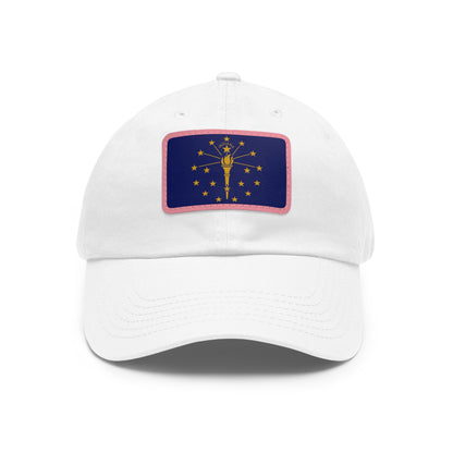 Indiana Leather Patch Hat