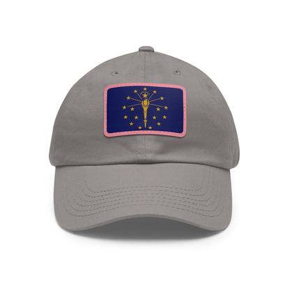 Indiana Leather Patch Hat