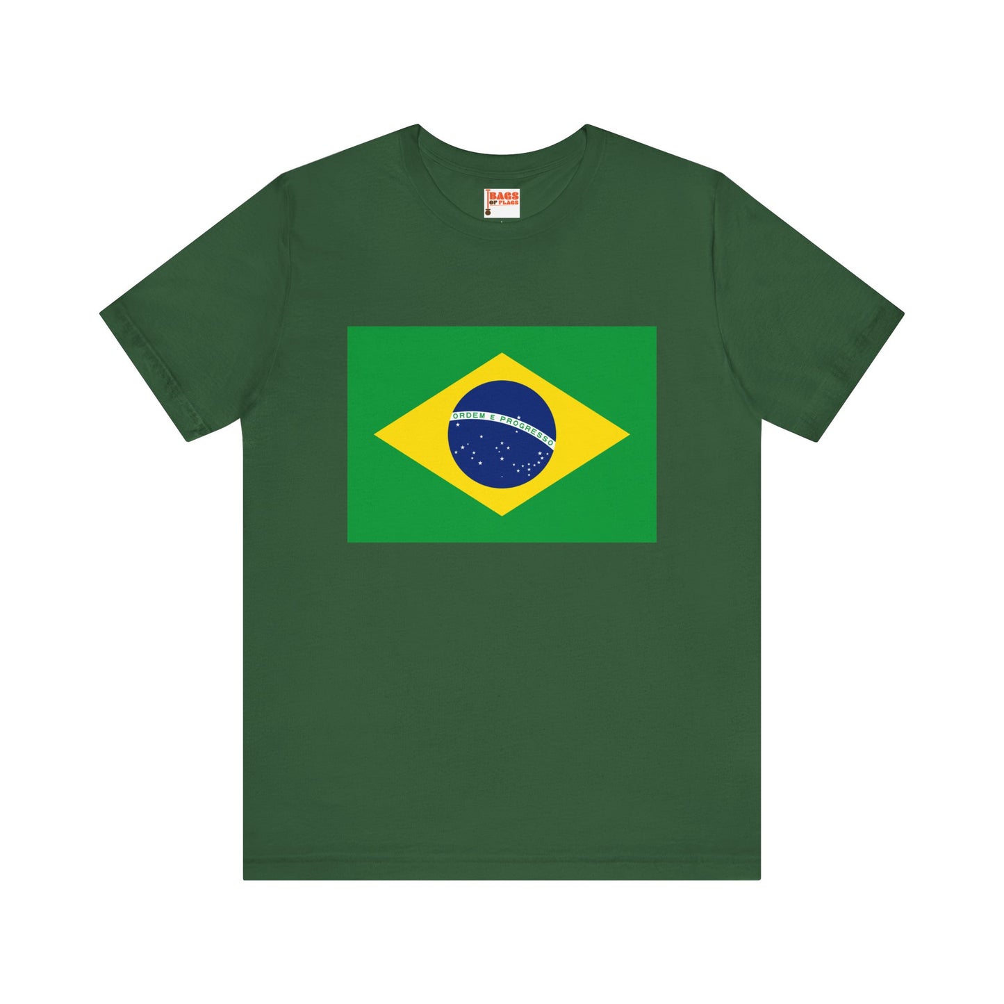 Brazil Flag on T-shirt