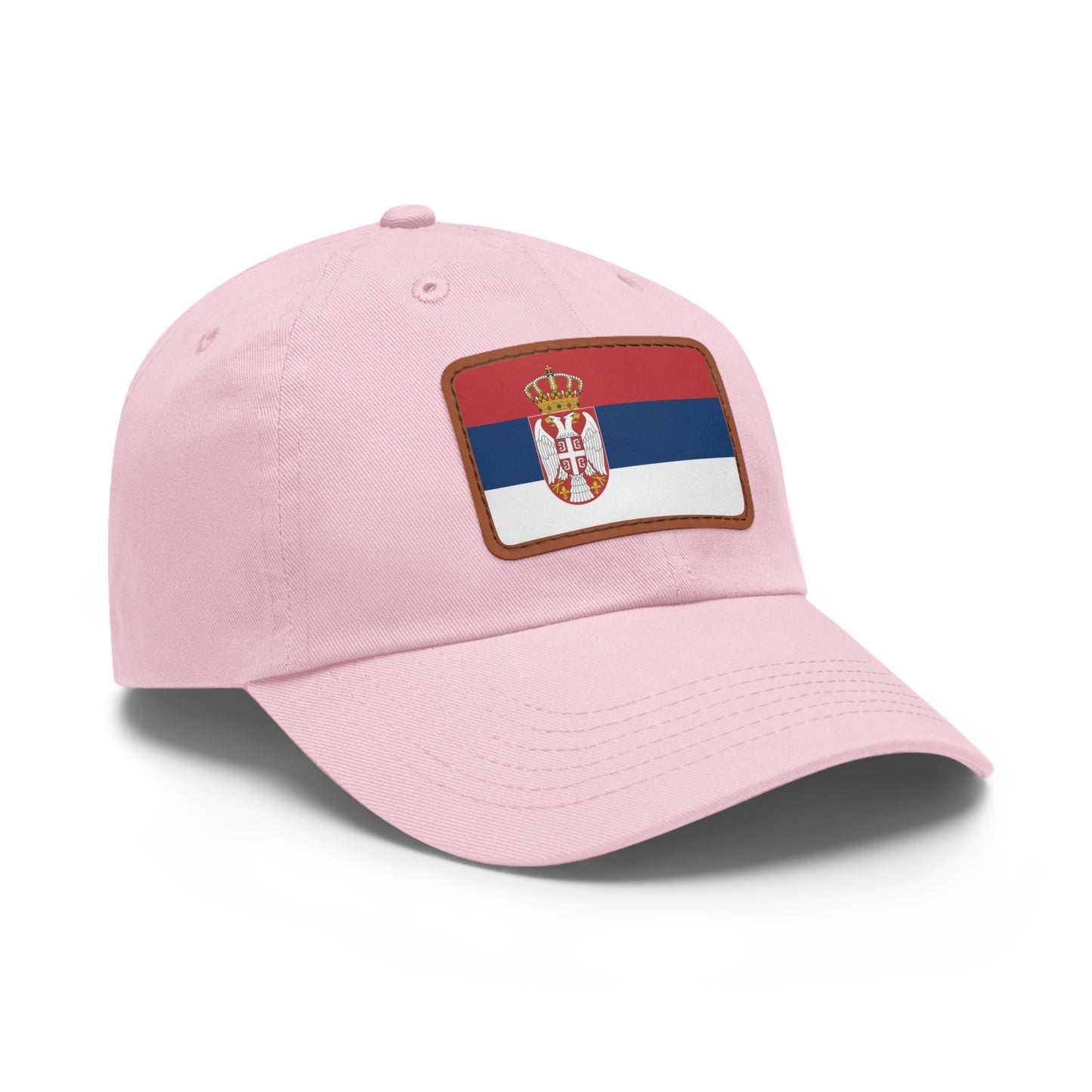 Serbia Leather Patch Hat