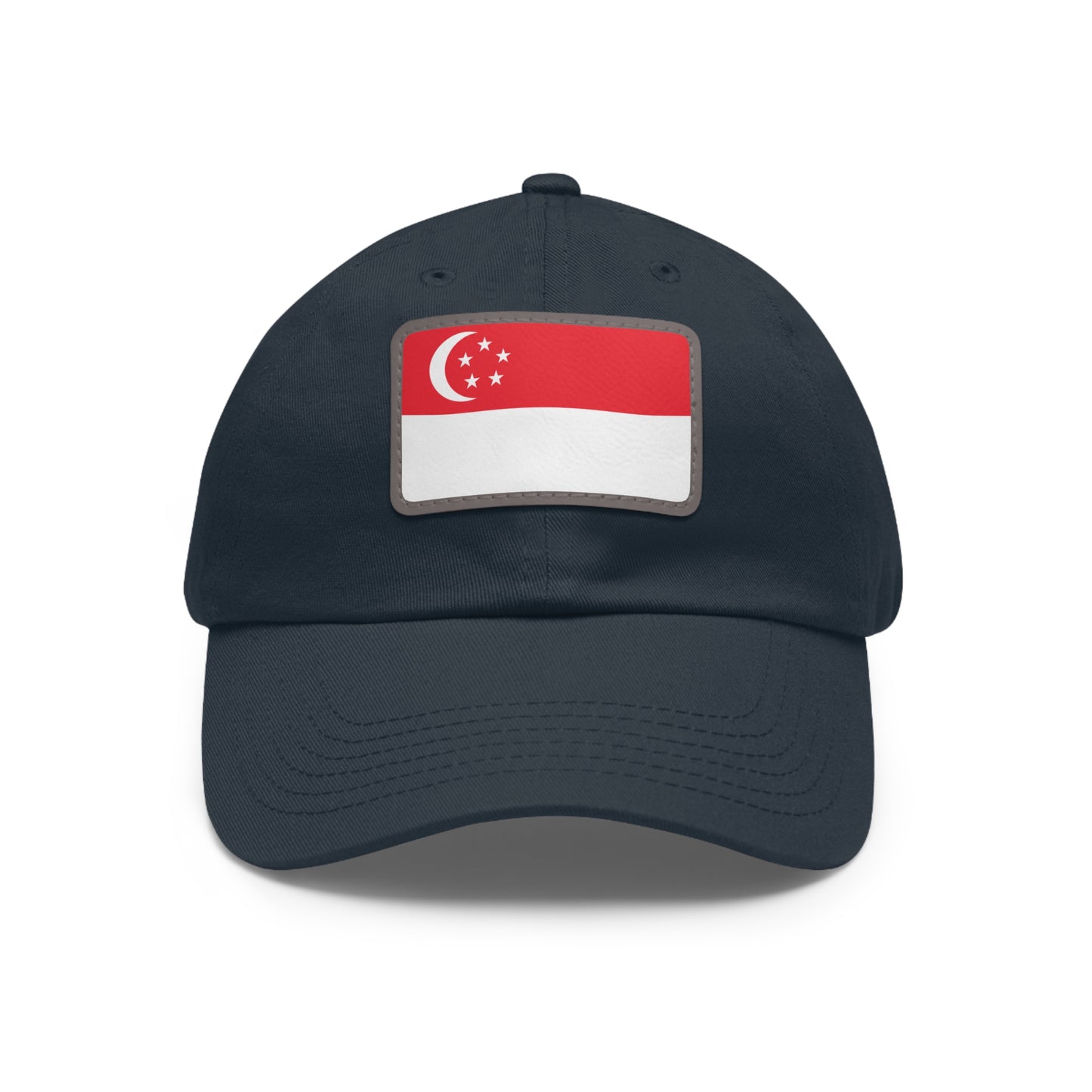 Singapore Leather Patch Hat