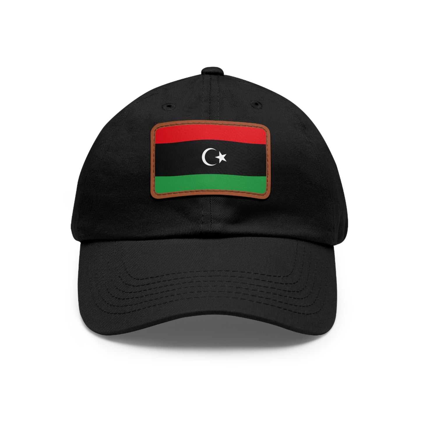 Libya Leather Patch Hat