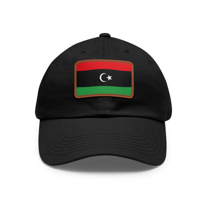 Libya Leather Patch Hat