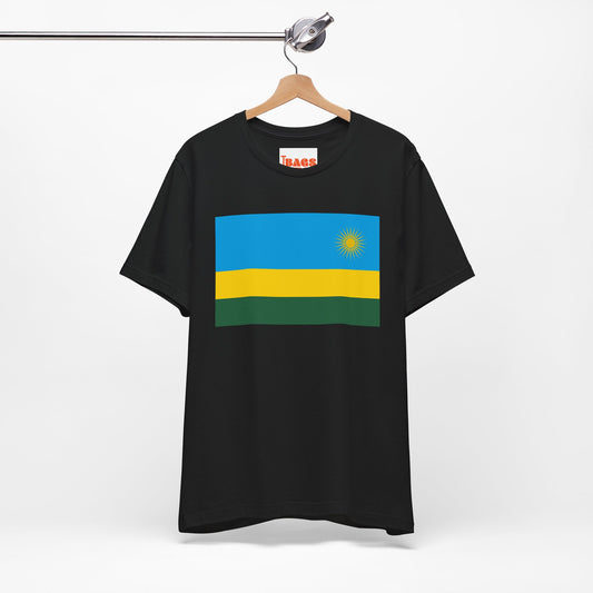 Rwanda Flag on T-shirt