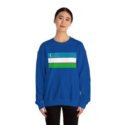 Uzbekistan Flag Sweatshirt