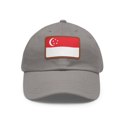 Singapore Leather Patch Hat