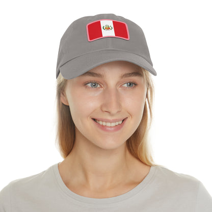 Peru Leather Patch Hat