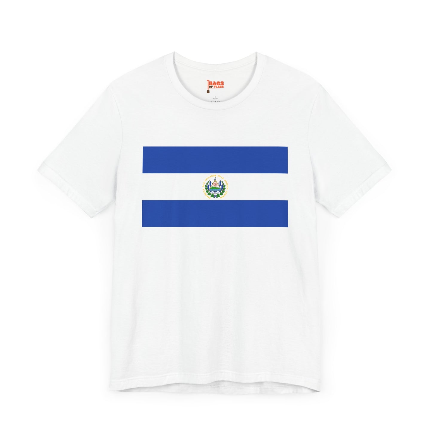 El Salvador Flag on T-shirt